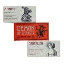 Démon Tarot Kárty Varázslócsomag 40 Kárty 9,8 x 4,8 cm Illusztrált Kártyák Démonikus Motívumokkal Értelmezéshez és Szimbolikához 1