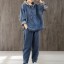 Denim-Sweatshirt und Hose für Damen 5