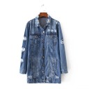 Denimjacka för dam A1851 1