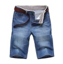 Denimshorts för män A863 1