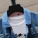 Denimskjorta för herr F775 2