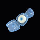 Dental Floss 50 m in Plastic Case with Cutter Interdental Cleaning White Floss Blue Case for Daily Oral Hygiene 8