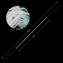 Dental Floss Threaders Set 50 pcs for Braces and Interdental Cleaning Plastic Fibre White Design for Oral Hygiene 4