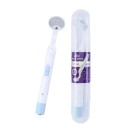 Dental LED Inspection Mirror 15.2 x 1.3 cm Portable Reusable Oral Mirror with Lighting for Dental Hygiene and Oral Care 2