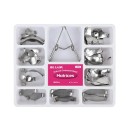 Dental Sectional Shaped Metal Matrices with Spring Clamp and Retaining Tool Professional Set of 36 Dental Instruments 1