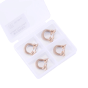 Dentálne gumové svorky 4 ks cca 2 x 1,9 cm matricové bariérové klipy pre fixáciu matric pri stomatologickom ošetrení 3