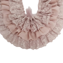 Dentelle en chiffon plissée à trois couches 10 cm x 91 cm Tissu décoratif pour la couture Ruban décoratif pour vêtements Accessoires de mariage Projets DIY Modifications de mode 5