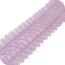 Dentelle en tulle plissée 5 cm x 1 m Ruban en tulle décoratif pour la couture, la décoration de vêtements, de jupes, de décorations de mariage et la création créative 7