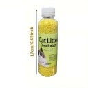 Deodoraionsperler til kattegrus mod lugt 250 ml absorberende granuler pakke højde 17 cm til kattebakke 10