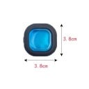 Deodorante per auto 4 pz profumo duraturo 3,8 × 3,8 cm design compatto per interno auto 4