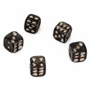 Dés à jouer avec des crânes 5 pcs 6