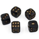 Dés à jouer avec des crânes 5 pcs 4
