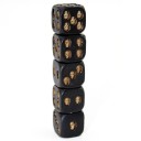 Dés à jouer avec des crânes 5 pcs 2