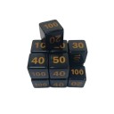 Dés de combat 10 pcs Dés acryliques pour Pokémon jeux de société marquage de combat accessoire de jeu 2