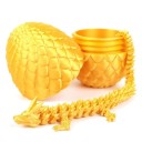 Deschidere ou de dragon cu dragon 22 cm Ou colorat cu dragon flexibil Jucărie pentru copii Figurină fantezie Dragon în ou Decorare și joacă într-unul 5