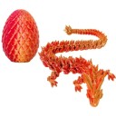 Deschidere ou de dragon cu dragon 22 cm Ou colorat cu dragon flexibil Jucărie pentru copii Figurină fantezie Dragon în ou Decorare și joacă într-unul 6