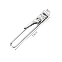 Deschizător de borcane reglabil, 19 x 3 cm, din oțel inoxidabil, multifuncțional, deschizător de capace pentru sticle 2