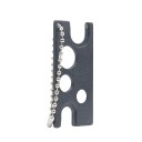 Deschizător de capac 6 x 2,8 cm din oțel inoxidabil Instrument fierbinte pentru lipici universal pentru gene Cap de blocare anti-blocare 1