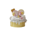 Desert 3D dulce din blocuri mini particule 4.65 x 4.65 x 4.3 cm Set creativ de construcție model de desert pentru copii 8+ și adulți 2