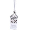 Désodorisant de voiture suspendu, bouteille de parfum en verre, huiles essentielles, bouteille d&#39;arôme, miroir, décoration intérieure de voiture 6