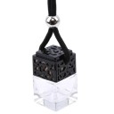 Désodorisant de voiture suspendu, bouteille de parfum en verre, huiles essentielles, bouteille d&#39;arôme, miroir, décoration intérieure de voiture 4