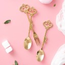 Dessert Cutlery in the Shape of a Key 2 pcs 1