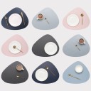 Dessous de plat et sous-verre en simili cuir 2