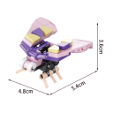 Detailmodel 4.8 x 5.4 x 3.6 cm Bidsprinkhaan van 36 micro bouwblokken Creatieve 3D mini-constructeur voor kinderen vanaf 9 jaar Educatieve insectenset 2