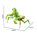 Detaljerad 3D-modell 9.8 x 8.3 x 9.8 cm Bönsyrsa av 109 mikro byggblock Kreativ mini byggsats för barn från 9 år Utbildande byggsats med insekter 2