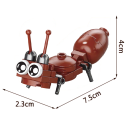 Detaljerad mini modell 2.3 x 7.5 x 4 cm Myra 26 st Mikro byggsats insekter 3D konstruktor för barn från 9 år Kreativ uppsättning små block 2