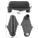 Detector de linie centrală pentru plăci 100 x 50 x 58 mm Marcare precisă a centrului plăcii Șablon pentru lemn Lățime de până la 64 mm Unelte de tâmplărie 3