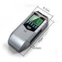 Detector de parede 5 em 1 manual 17 x 6,7 x 3,5 cm ABS + TPE Detecção de metais, madeira, fios LCD display Alarme sonoro Ferramenta 4