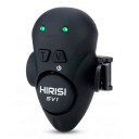 Detector de picada inalámbrico con receptor Alcance de más de 100 m Señalización acústica y visual 256 códigos ABS Negro Para pesca 7
