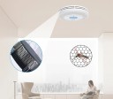 Detektor dymu a oxidu uhoľnatého 2v1 WiFi s aplikáciou Tuya, LCD displejom a alarmom 85 dB, priemer 13.5 x výška 3.1 cm, biely 3