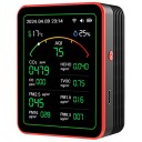 Detetor de qualidade do ar WiFi 15 em 1 com ecrã TFT Testador portátil PM0.3 PM2.5 PM10 CO2 TVOC HCHO AQI Medição e controlo 1
