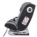 Dětská autosedačka otočná 360° ISOFIX s horním popruhem 4 polohy Nosnost 36 kg Pro děti 0-12 let Bezpečná sedačka do auta 3