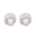 Detská bezpečnostná poistka na gombíky rúry a sporáka 2 ks Priehľadný kryt s odklápacím viečkom Polykarbonát 7,5 x 4,8 cm 1