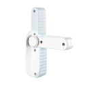 Dětská bezpečnostní pojistka na dveře pákový zámek 8 x 8,5 x 4,4 cm otočný mechanismus 0–180° univerzální ochrana kliky 1