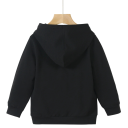 Dětská chlapecká černá mikina s kapucí přes hlavu a potiskem 67 six seven hoodie pro kluky s dlouhým rukávem na běžné nošení 2