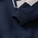 Dětská chlapecká mikina s košilovým límcem a náprsní kapsou kulatým výstřihem a dlouhým rukávem pro kluky 7