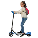 Dětská elektrická koloběžka s Bluetooth hudbou a LED displejem, motor 110W, baterie 60Wh, dojezd 5–8 km, nosnost 60 kg, modrá, pro děti 6