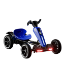 Dětská elektrická motokára se dvěma motory a baterií 6 V 7 Ah s dálkovým ovladačem LED světly a řídítky pro děti od 3 do 6 let na zahradu 4