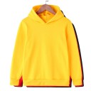 Dětská jednobarevná mikina s kapucí přes hlavu hoodie pro kluky i holky s dlouhým rukávem na běžné denní nošení 6