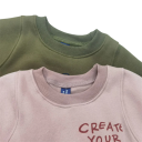 Dětská mikina Create Your Own Sunshine Unisex streetwear styl Bavlna a polyester Výstřih do O Jednobarevný svetr pro chlapce 11