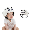 Dětská ochranná helma panda Chránič hlavy z mikroporézní pěny nylon a polyester Bílá Na učení chůze pro batolata i miminka 2