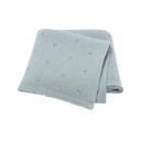 Dětská pletená deka 70x90 cm z jemné bavlny Mimixiong pro miminka do kočárku postýlky nebo na doma Měkká přikrývka do jesliček 8