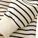 Detská pruhovaná mikina s rolákem a polovičným zipom Bavlna a polyester Športný sveter pre chlapcov aj dievčatá Jesenný voľný strih Rôzne 9