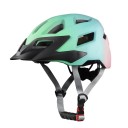 Dětská sportovní ochranná helma unisex se 14 ventilačními otvory odnímatelný kšilt nastavitelný obvod 52-56 cm skořepina PC s EPS pěnou 6