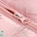 Detská zimná bunda s kapucňou Zapínanie na zips a patentky Teplý polyesterový kabátik s obrázkami zvierat Hrejivý pohodlný zimný strih 5