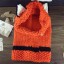 Detská zimná čiapka so šálom mačka 2